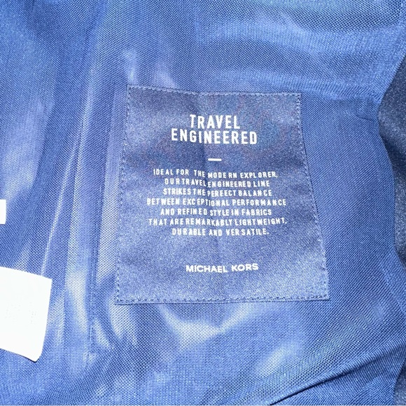 Men’s Michael Kors Navy Racer Jacket - Picture 10 of 10